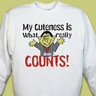 Cuteness Counts Personalized Youth Sweatshirt